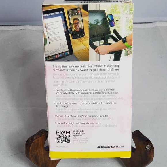 Scosche Magnetic Mount for Laptop/Computer Monitor Stand (ME2MPM-SP) - NEW™ - Picture 3 of 4